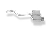 Fox Sportuitlaat FOX sportuitlaat geschikt voor BMW Z4 E85, achterdemper inclusief Y-verbindingspijp 2x50mm - 2x80mm type 10
