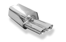 Fox Sportuitlaat FOX sportuitlaat geschikt voor BMW Z4 E89 - sDrive 23i achterdemper - 2x80 type 25