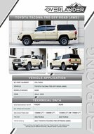 BC Racing Overlander Kit Toyota Tacoma N300 / TRD / AWD 2016 2023