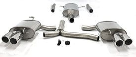Audi A5 [8T] Quattro Coupé/Sportback vanaf 2006 Simons Downpipe-back uitlaatsysteem