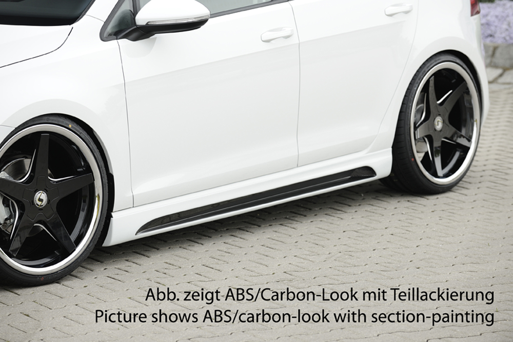 Rieger side skirt rechts VW golf 7 gtd r gti