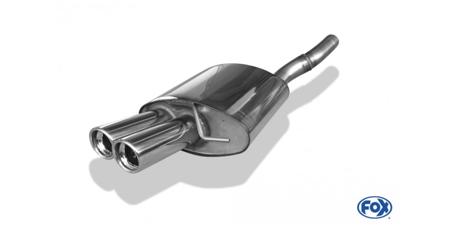 Fox uitlaat VW Passat 3C/ 3C CC einddemper &Oslash; 63.5mm - 2x90 Typ 17
