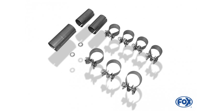 Fox uitlaat VW Passat 3C 4-Motion einddemper rechts/links - 1x100 Typ 17 rechts/links