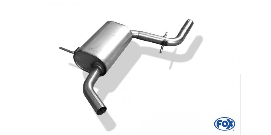 Fox uitlaat VW Scirocco - 13 middendemper