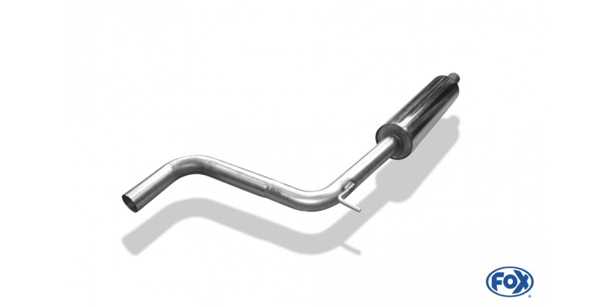 Fox uitlaat VW Polo AW1 voordemper