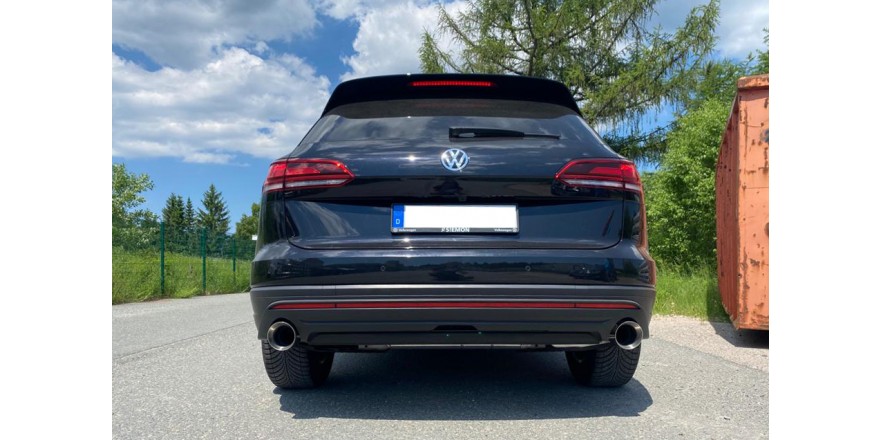 Fox uitlaat VW Touareg Typ CR7 einddemper uitgang rechts/links - 1x114 Typ 25 rechts/links