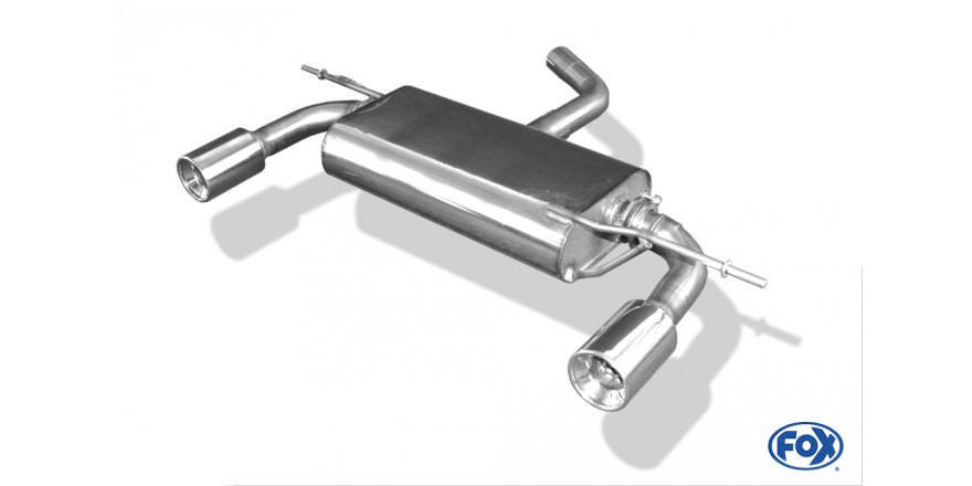 Seat Altea 5P - voorwielaandrijving einddemper uitgang rechts/links - 1x90 Typ 13 rechts/links