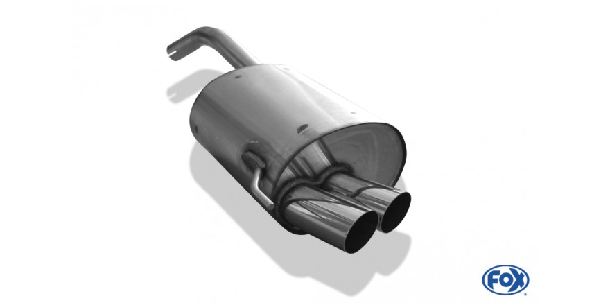 Alfa Romeo 147 einddemper - 2x70  14