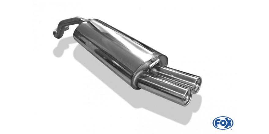 Audi A3  8L einddemper - 2x76  13