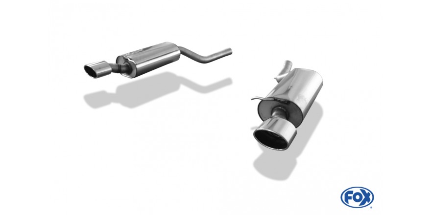 Audi A6/ S6  4B quattro einddemper rechts/links - 140x90  32 rechts/links voor originele RS6-bumper