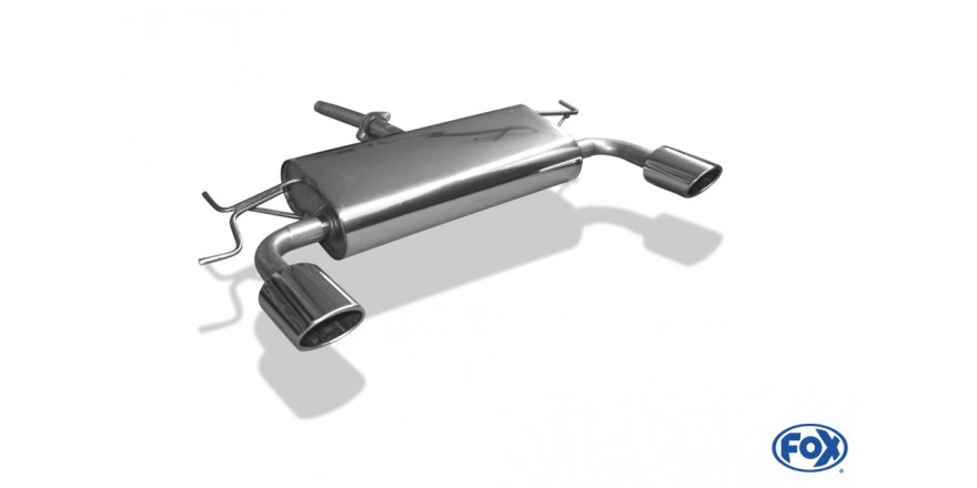 Hyundai Tucson 2.0l - JM einddemper dwars uitgang rechts/links - 115x85 Typ 32 rechts/links