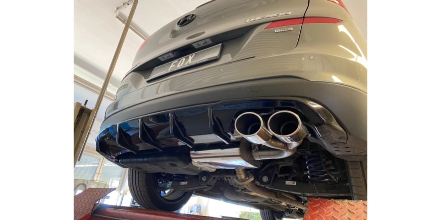 Hyundai Tucson TLE diesel 4x4 met AdBlue einddemper uitgang rechts - 2x115x85 Typ 44 rechts