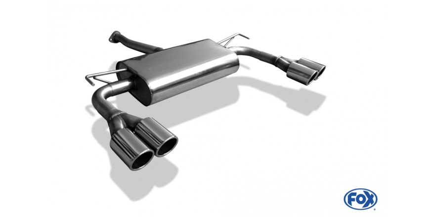 Hyundai ix35 einddemper uitgang rechts/links - 2x80 Typ 16 rechts/links