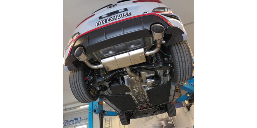 Hyundai Kona N einddemper dwars uitgang rechts/links - 160x130 Typ 38 rechts/links