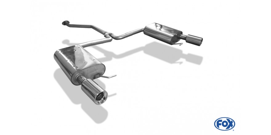 Mazda 6 Typ GH benzine einddemper rechts/links - 1x90 Typ 13 rechts/links