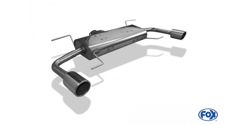 Mazda 6 - GJ Limousine einddemper dwars uitgang rechts/links - 1x100 Typ 16 rechts/links