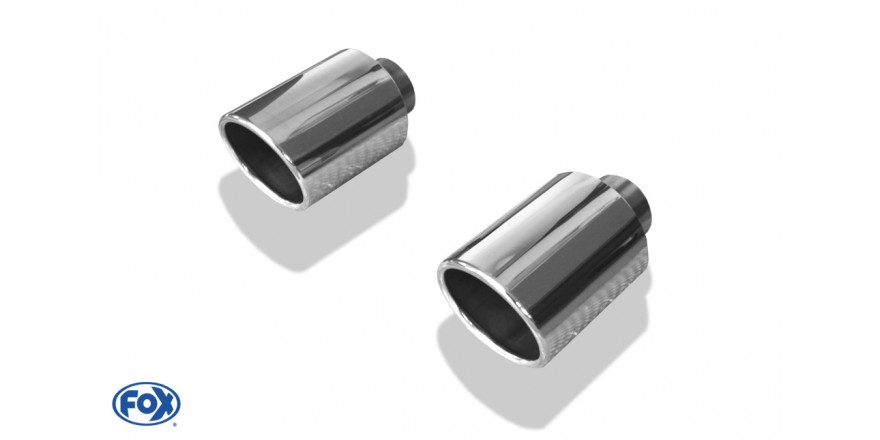 Mazda CX5 - KE/ GH/ KF uitlaat rechts/links aansluiting 54mm binnen - 1x100 Typ 16 rechts/links - naar VerschweiÃŸen met dem originele einddemper