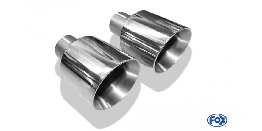 Mazda CX5 - KE/ GH/ KF uitlaat rechts/links aansluiting 51mm binnen - 1x100 Typ 25 rechts/links - naar Verschrauben met dem originele einddemper