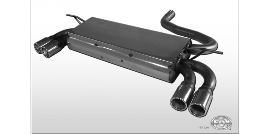 Mini One/ Cooper R50 einddemper uitgang rechts/links - 2x76 Typ 13 rechts/links