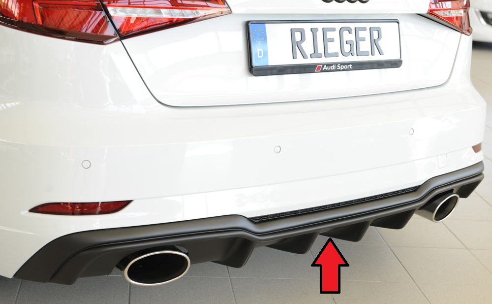 Rieger Tuning diffuser Audi A3 / S3 [8V]