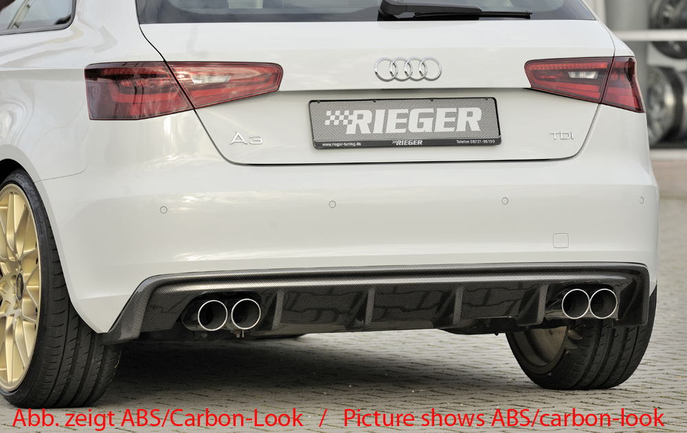 Rieger Tuning diffuser Audi A3 [8V]