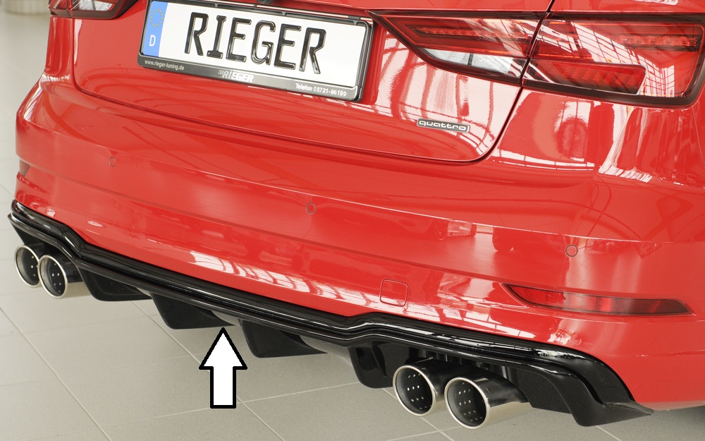 Rieger Tuning diffuser Audi A3 [8V]