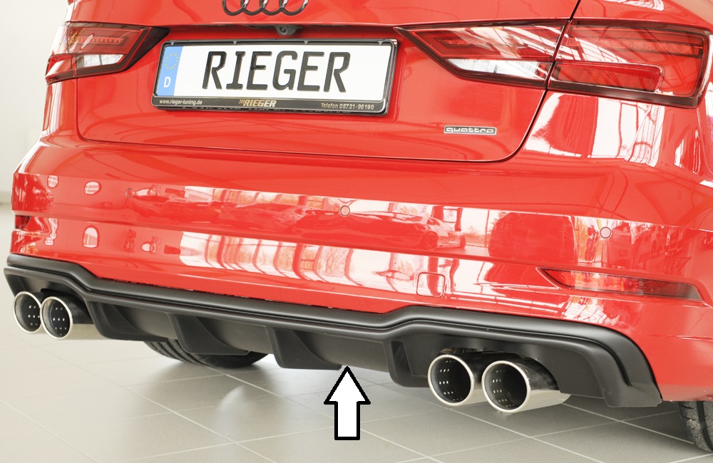 Rieger Tuning diffuser Audi A3 [8V]