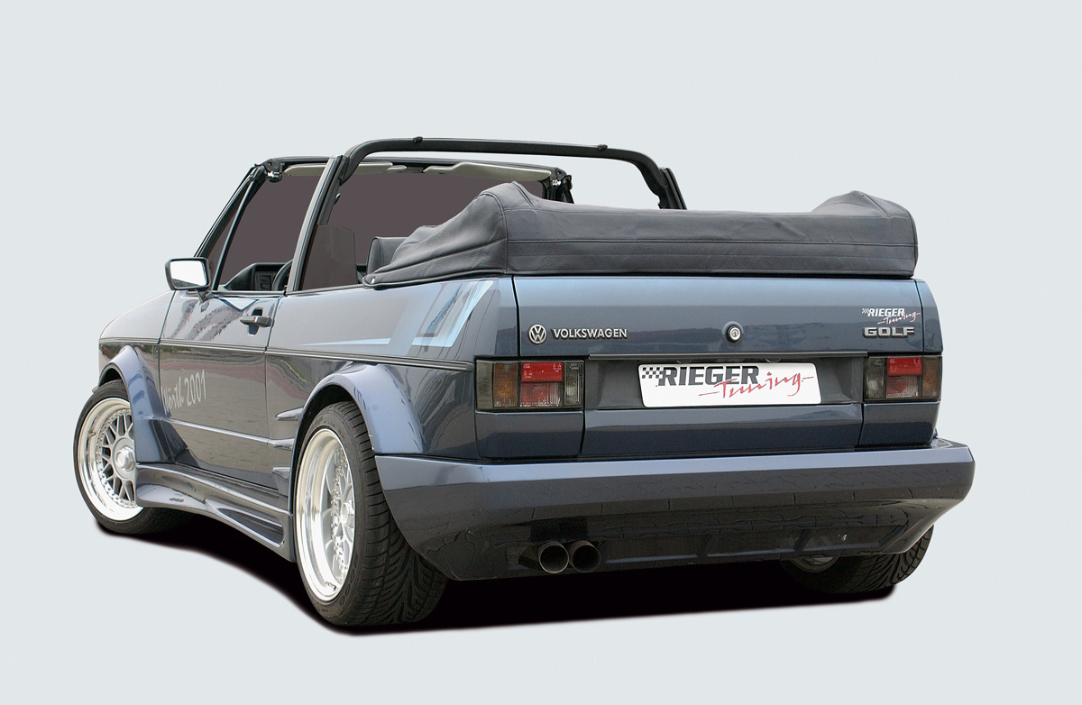 Rieger Tuning sideskirt VW Golf 1 (alleen monteerbaar met glasvezel spatbord)