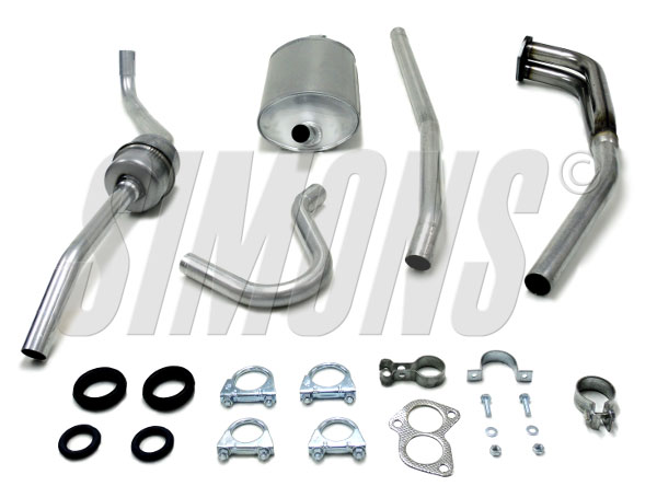 Simons uitlaatsysteem Amazon B18/B20 combi 1967-1970