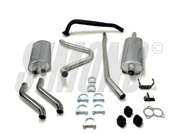 Simons uitlaatsysteem P1800S/P1800E B18B 1966- / B20B