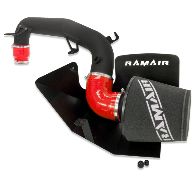 Red Ramair Cone Schuim Luchtfilter Hitteschild & Hard Pijp Inductie Kit Ford Focus RS MK3 2.3 Ecoboost C43