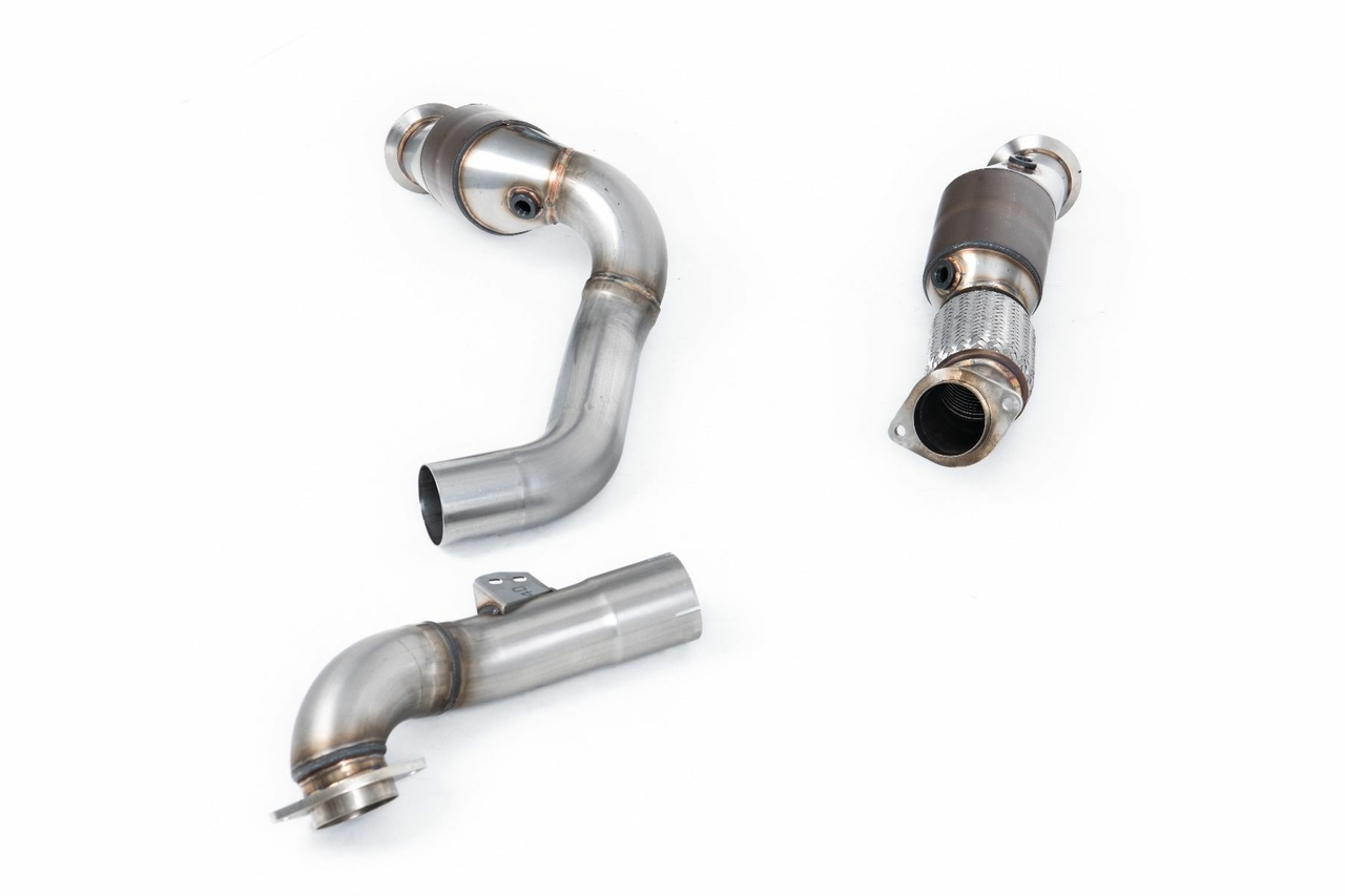 Milltek Large Bore Downpipe and Hi-Flow Sports Cat BMW 2 Serie M2 Coupe (G87 S58 OPF/GPF Modellen)