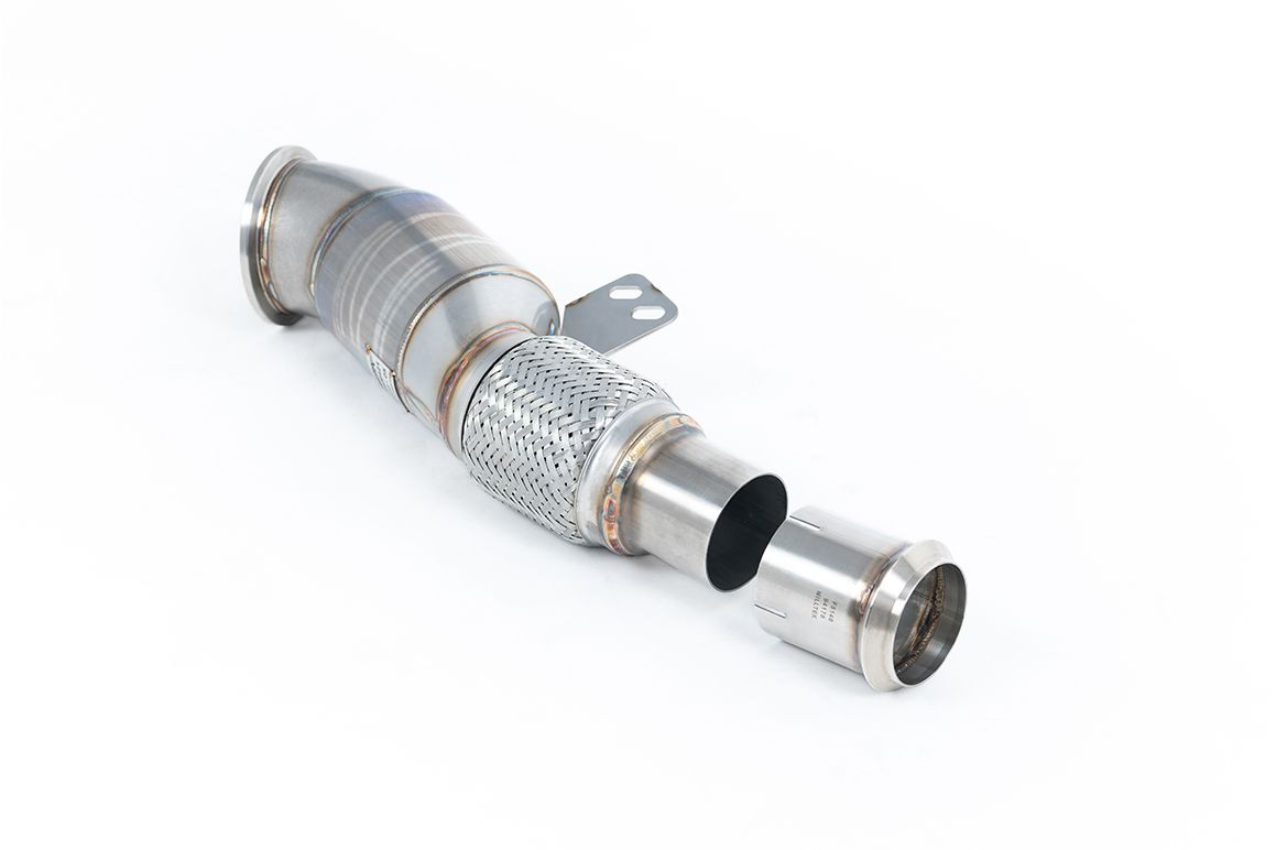 Milltek Large Bore Downpipe and Hi-Flow Sports Cat BMW 2 Serie M240i Coup&eacute; (G42 XDrive OPF/GPF Modellen)