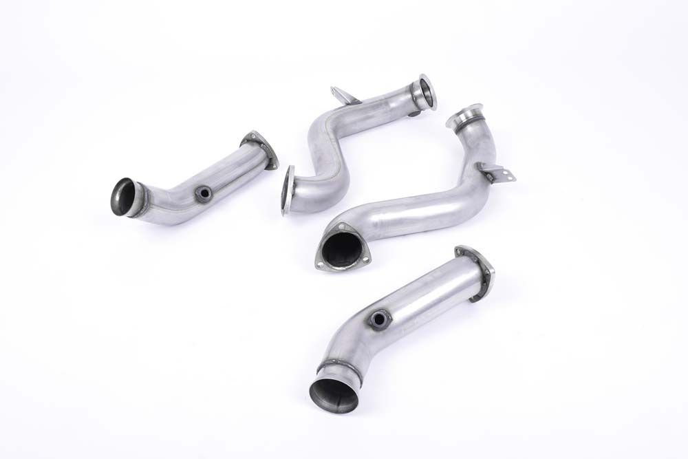 Milltek Large-bore Downpipe and Cat Bypass Pipes Mercedes C-Class C63 & C63 S (W205) Sedan 4.0 Bi-Turbo V8 (Non-GPF modellen)