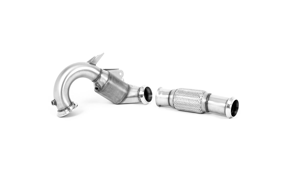 Milltek Large Bore Downpipe and Hi-Flow Sports Cat Mercedes CLA-Class CLA45 & 45S AMG 2.0 Turbo Coupe & SHooting Brake (OPF/GPF Modellen)
