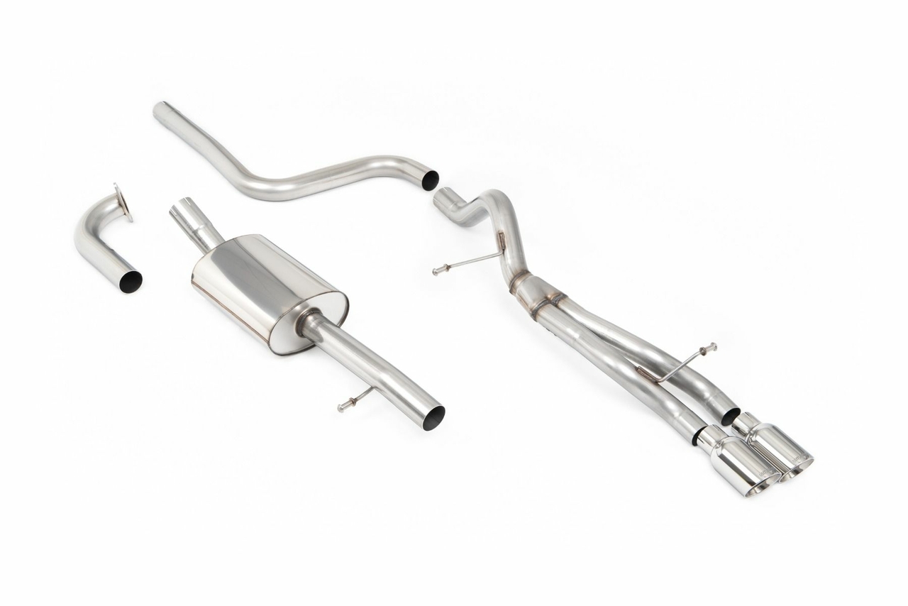 Milltek Cat-back Ford Fiesta Mk7/Mk7.5 1.0T EcoBoost (100/125/140pk)