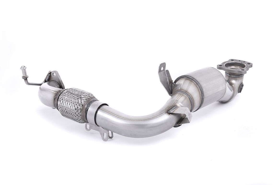 Milltek Large Bore Downpipe and Hi-Flow Sports Cat Ford Fiesta Mk7/Mk7.5 1.0T EcoBoost (100/125/140pk)