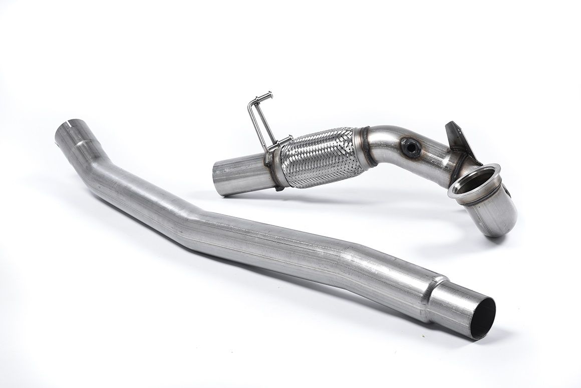 Milltek Large-bore Downpipe and De-cat Volkswagen Golf MK7.5 GTi (Non Performance Pack Modellen & Non-GPF modellen)