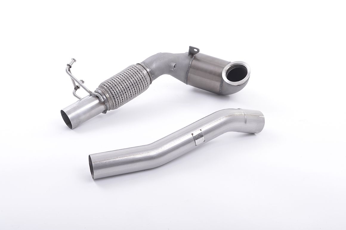 Milltek Large Bore Downpipe and Hi-Flow Sports Cat Volkswagen Golf MK7.5 GTi (Performance Pack Modellen & Non OPF/GPF modellen)
