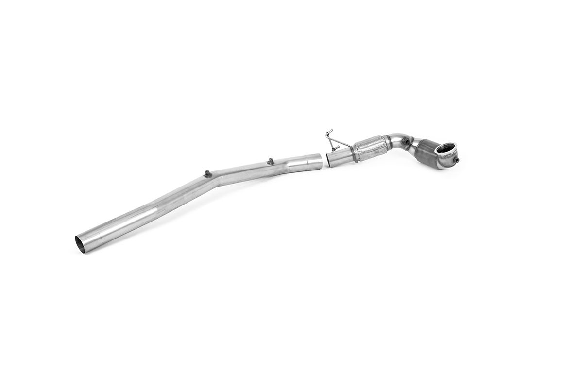 Milltek Large Bore Downpipe and Hi-Flow Sports Cat Volkswagen Golf Mk8 R 2.0 TSI 320pk (GPF modellen)