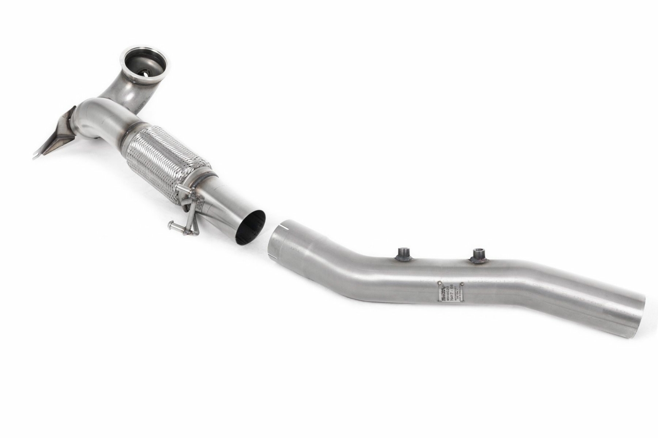 Milltek Large-bore Downpipe and De-cat Volkswagen Golf Mk8.5 GTi Clubsport (300pk OPF/GPF modellen)