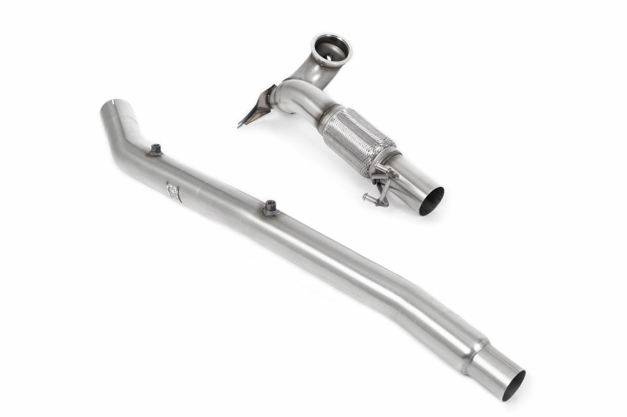 Milltek Large-bore Downpipe and De-cat Volkswagen Golf Mk8.5 R (333pk OPF/GPF modellen)