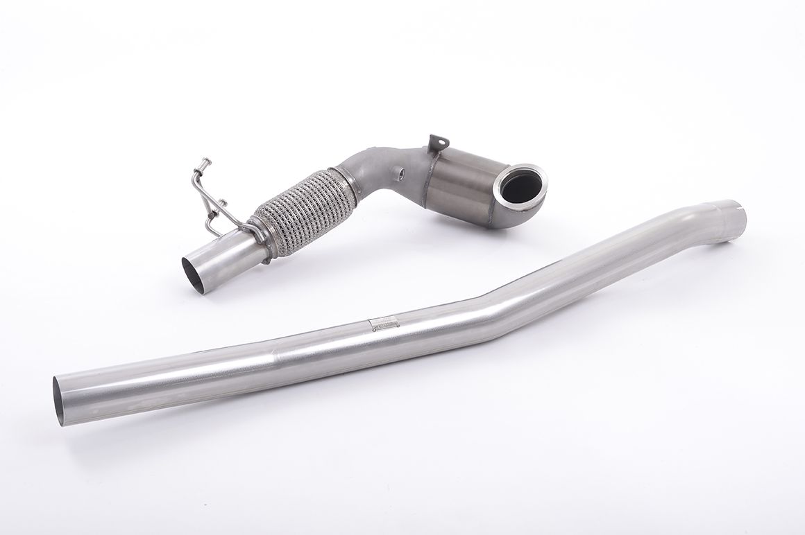 Milltek Cast Downpipe with Race Cat Seat Leon ST Cupra 300 (4x4) Estate / Station Wagon / Combi (Non-OPF/GPF)