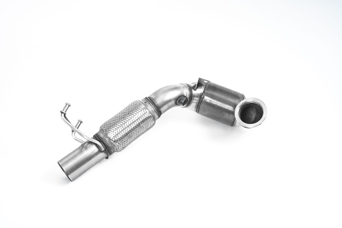 Milltek Large Bore Downpipe and Hi-Flow Sports Cat Seat Leon ST Cupra 300 (4x4) Estate / Station Wagon / Combi (Non-OPF/GPF)