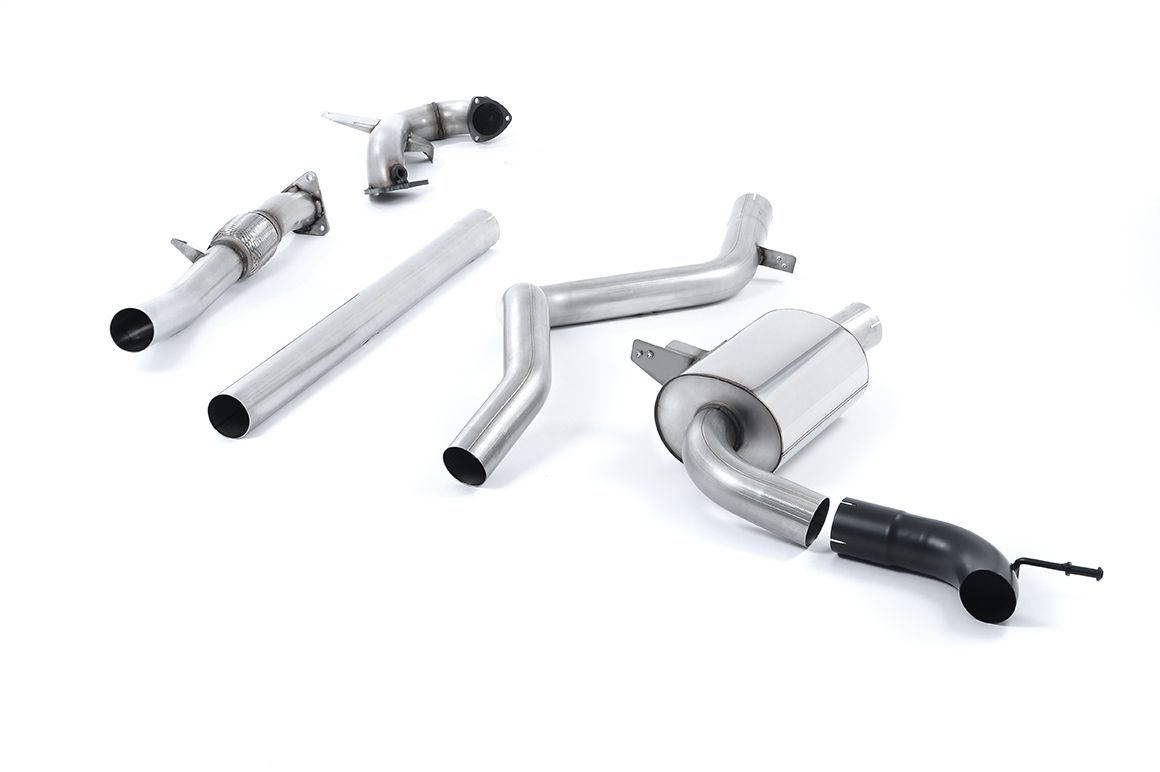 Milltek Turbo-back excluding Hi-Flow Sports Cat Renault / Alpine Mégane Renaultsport 250 En 265 (inclusief Cup)
