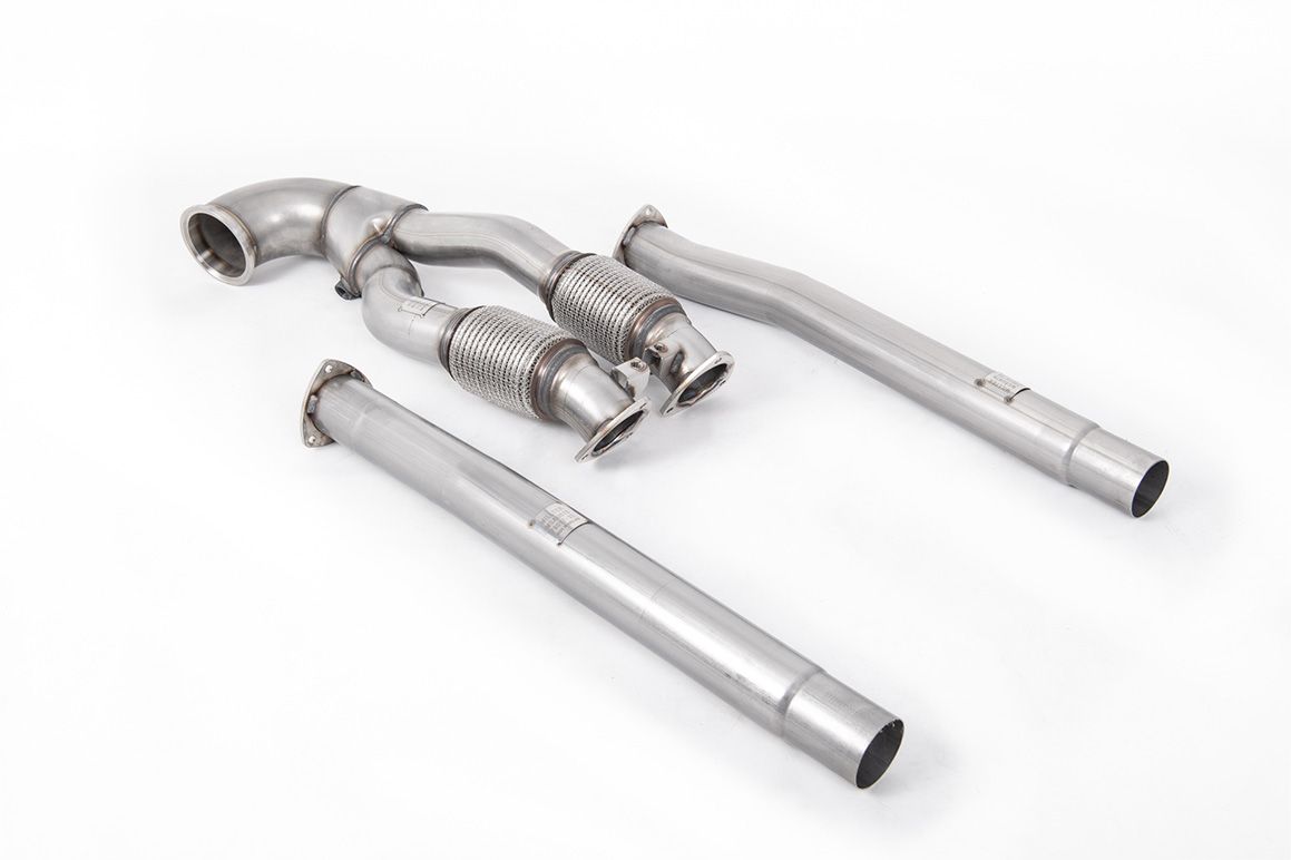 Milltek Large-bore Downpipe and De-cat Audi RS3 Sedan 400pk (8V MQB) - Non-OPF/GPF Modellen