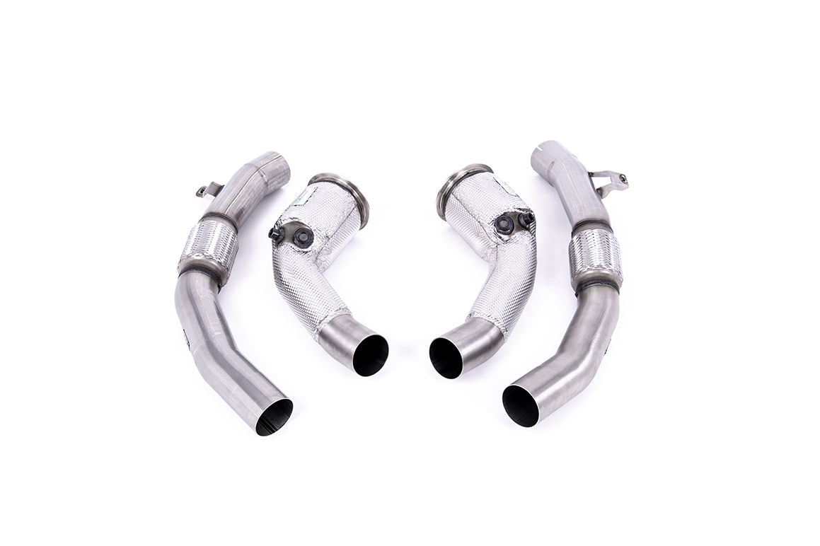 Milltek Large-bore Downpipe and Cat Bypass Pipes Audi RS7 C8 4.0 V8 bi-turbo (OPF/GPF Modellen)