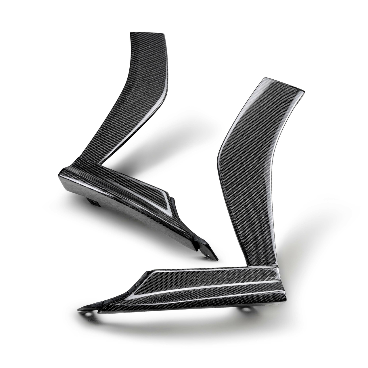 Voorbumperlijst van Carbon voor de Subaru WRX 2022-2024