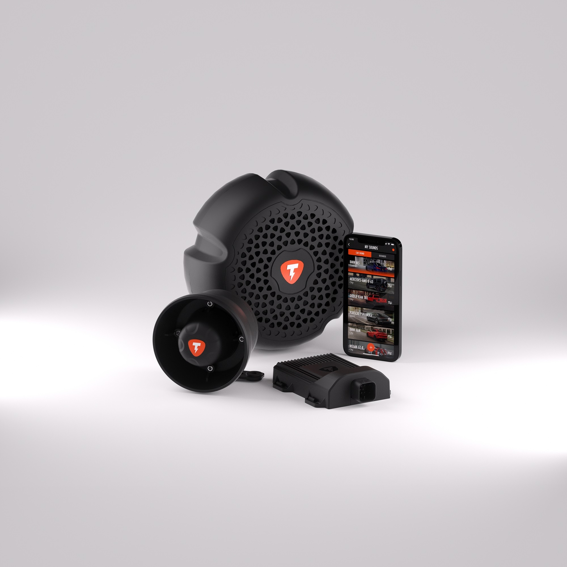 Thor Storm electronic exhaust system - 1 loudspeaker + ECHO + 1 control unit