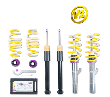 KW V2 Schroefset Fiat Punto/Punto Evo -1000kg vooras last, inclusief Abarth